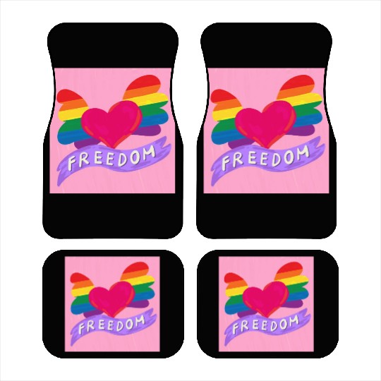 Love Freedom Car Mats