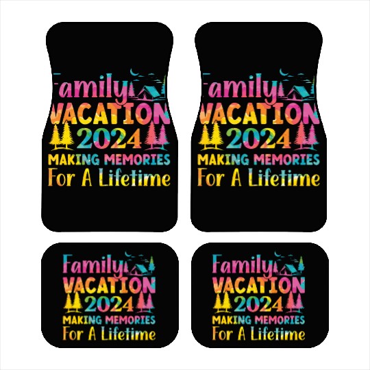 Summer Family Vacation Making Memories Car Mats