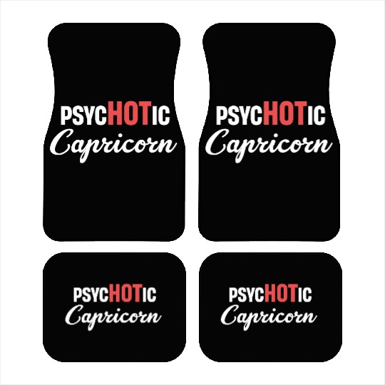 psycHOTic Capricorn Funny Horoscopes Astrophysics Car Mats