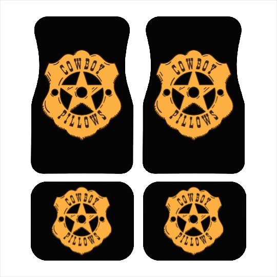 Cowboy Pillows Southern Girl Texas Lady Funny Car Mats