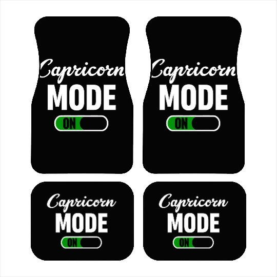 Capricorn Mode On Funny Horoscopes Astrophysics Car Mats