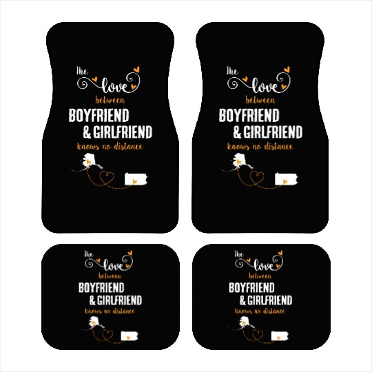 Love Between BF And GF Alaska To Pennsylvania Gift Car Mats