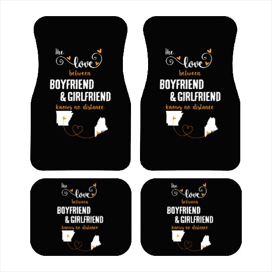Love Between BF And GF Arkansas To Maine Gift Car Mats