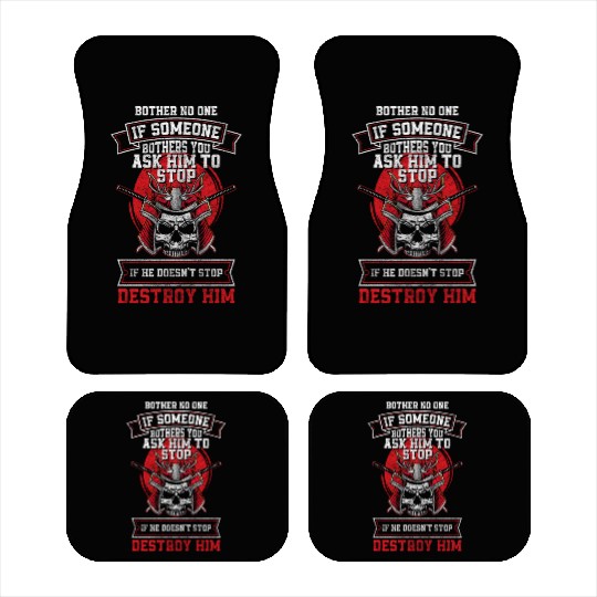 Fighter Martial Arts Fighter Honor Katana Car Mats