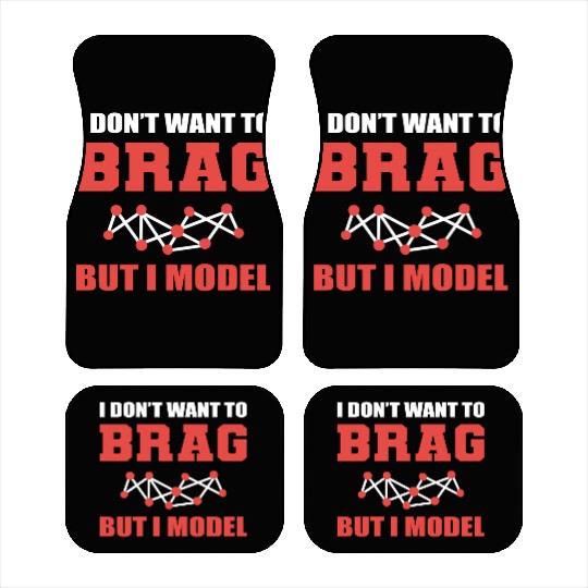 I Model Joker or Funny Person Gift Car Mats