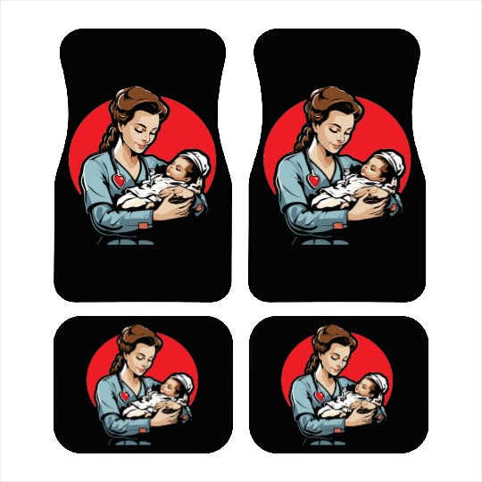 Registered Nurse Medical Medicine Neonatal Nurse Car Mats