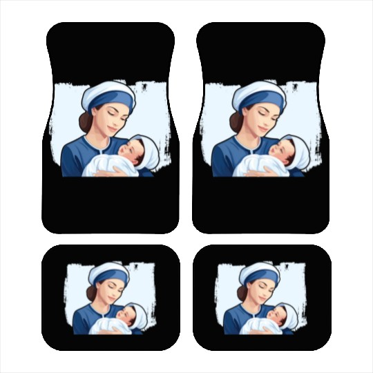 Registered Nurse Medical Medicine Neonatal Nurse Car Mats