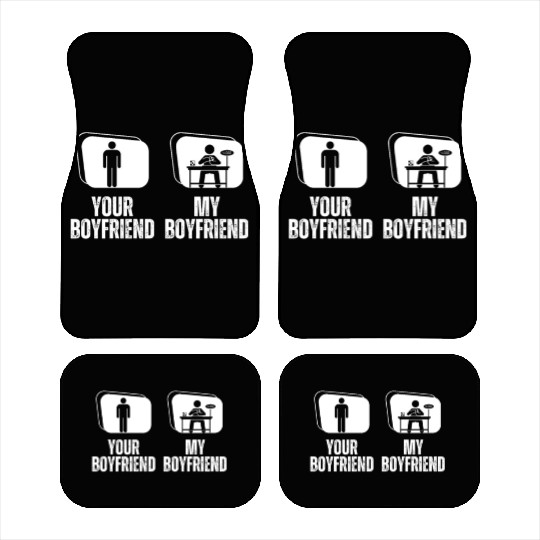 Speed Cube My Boyfriend Proud Girlfriend Funny Car Mats
