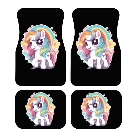 Cute Pony Car Mats
