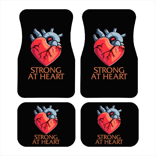 CHD Awareness Car Mats, Strong At Heart Pumping Iron