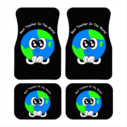 Best Teacher In The World | Appreciations Gifts Car Mats