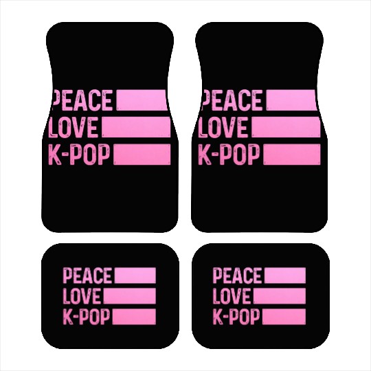 K-Pop Fan Gift Korean Pop Music Car Mats