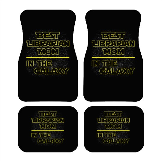 Best Librarian Mom In The Galaxy Mother's Day Gift Car Mats