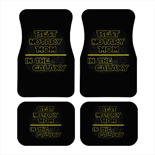 Best Notary Mom In The Galaxy Mother's Day Gift Car Mats