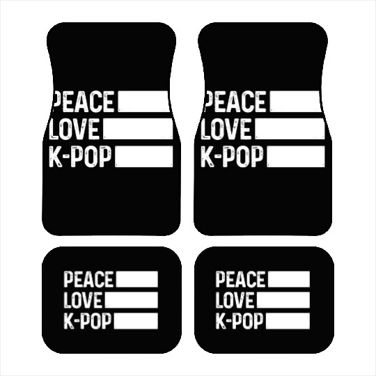 K-Pop Fan Gift Korean Pop Music Car Mats