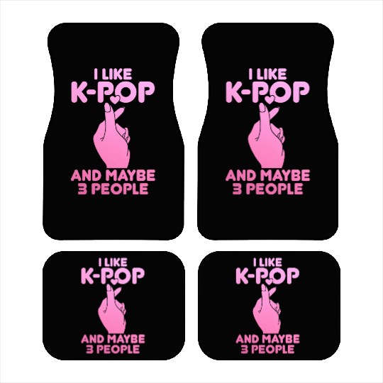 K-Pop Fan Gift Korean Pop Music Car Mats