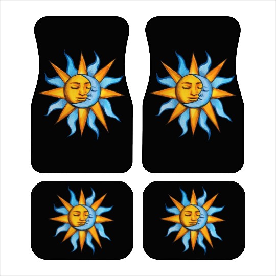 sun moon Car Mats