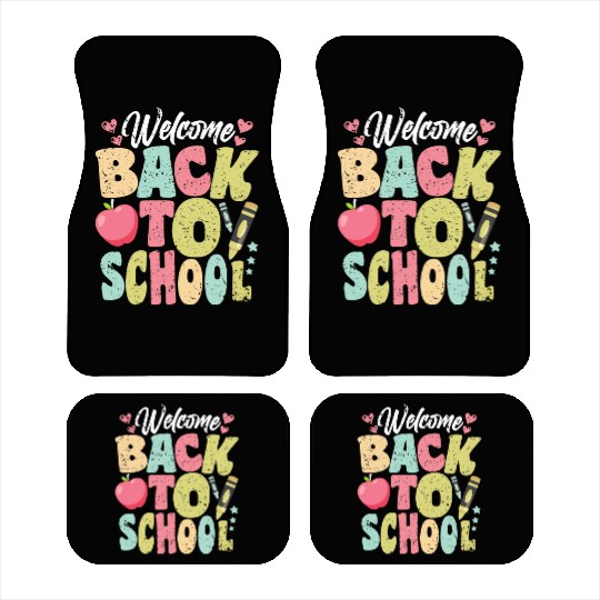 Welcome Back To School | Student First Day Car Mats