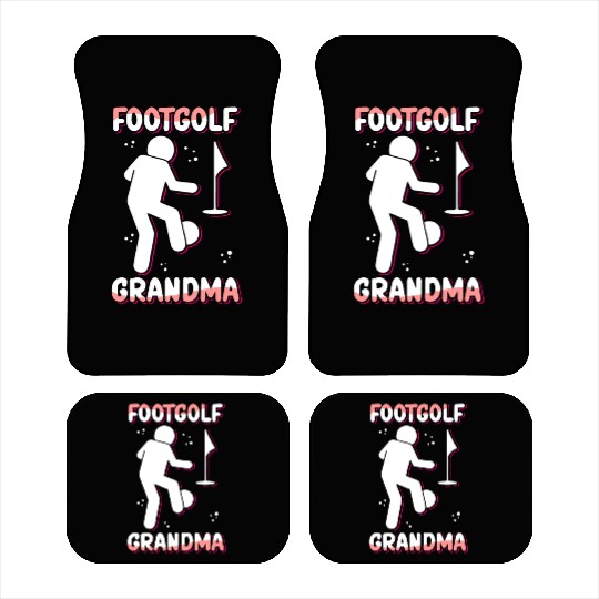 Footgolf Grandma Footgolfer Player Car Mats