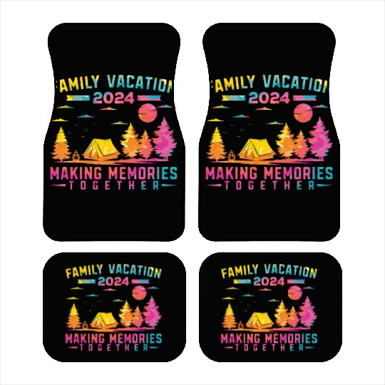 Summer Family Vacation Making Memories Car Mats