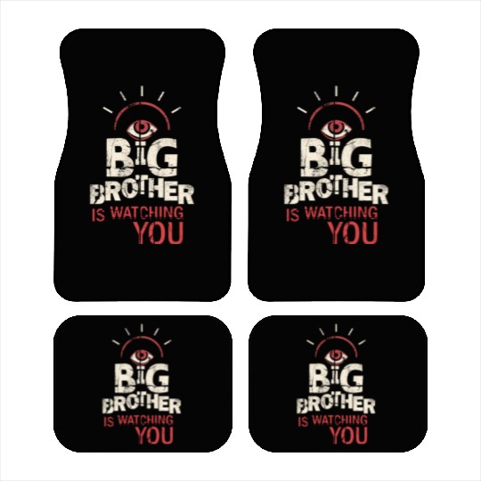 Big Brother is Watching You Car Mats