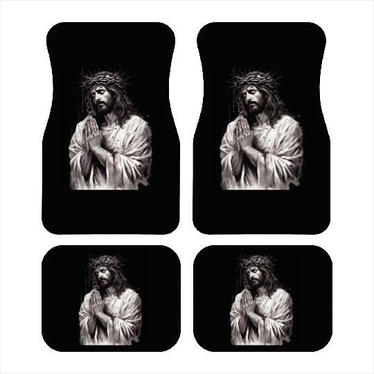 Jesus Is King Car Mats