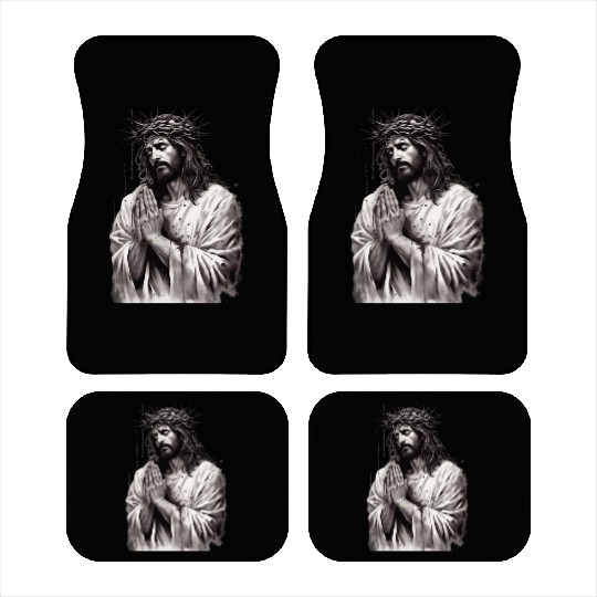 Jesus Is King Car Mats