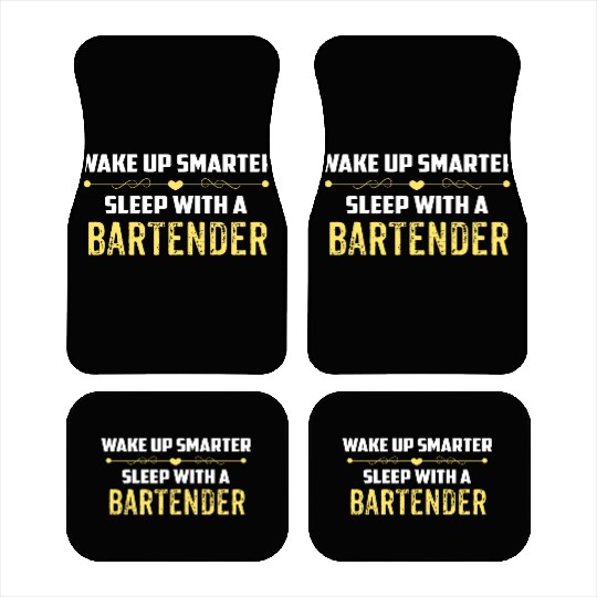 Wake Up Smarter Sleep With A BARTENDER Car Mats