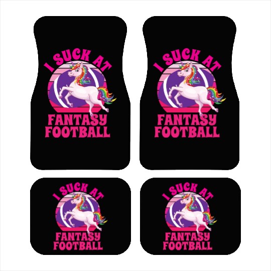 I Suck At Fantasy Football Car Mats