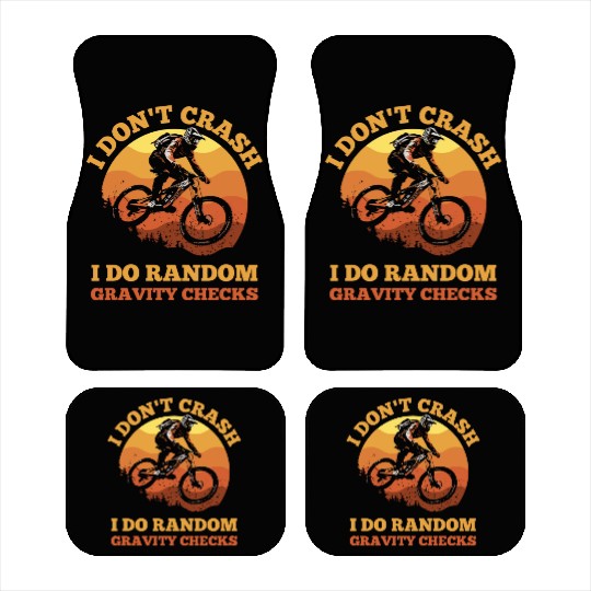 Daredevil Cyclist Car Mats