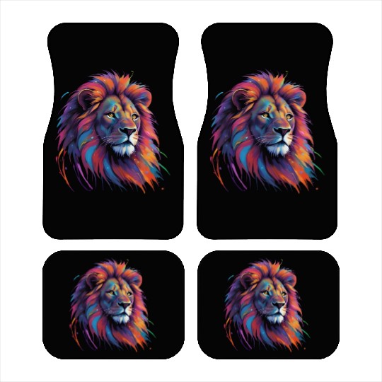 serious lion Car Mats