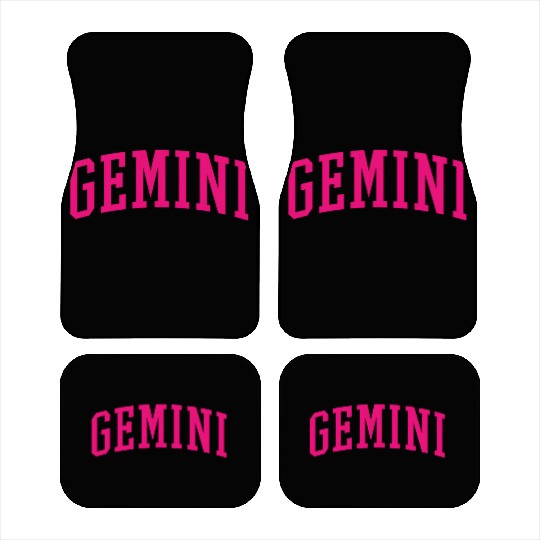 K Varsity Gemini Car Mats