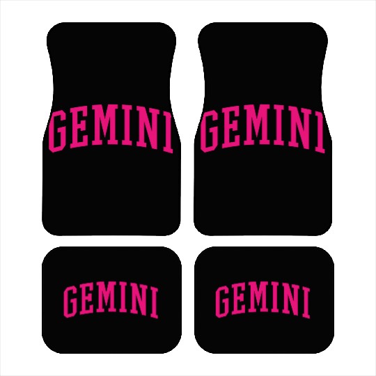 K Varsity Gemini Car Mats