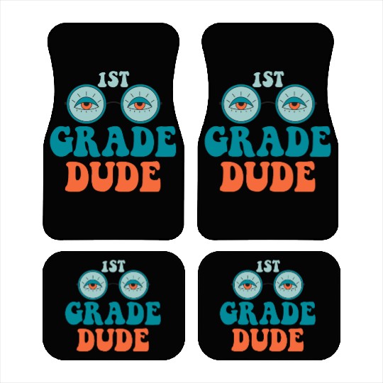 Kindergarten Teacher Funny Student 1st Graduation Car Mats