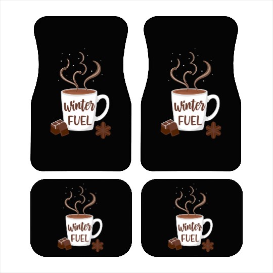 Winter Fuel coffee an chocolate Car Mats