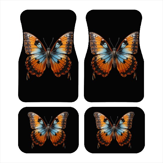Butterfly Colorful Enchanting Delicate Insects Car Mats