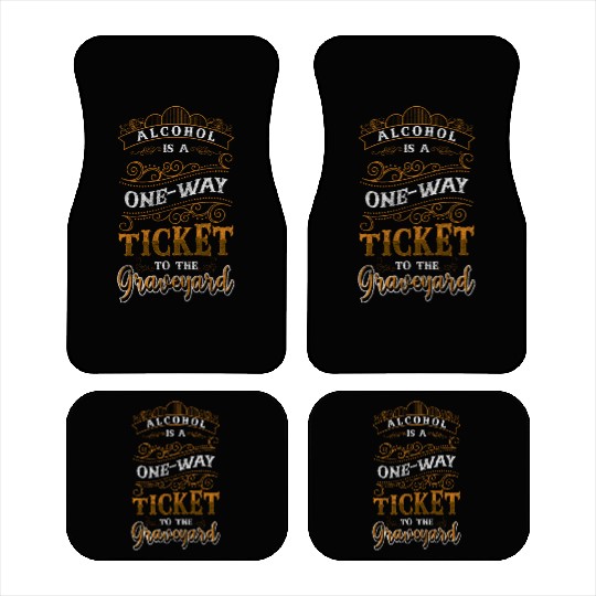 Beer Healthy Sanity New Start Car Mats