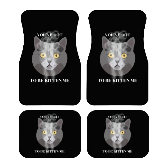 Surprise Funny Cat Car Mats