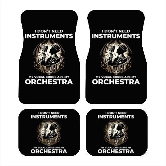 Beatboxing Culture Orchestra Musical Humor Beatbox Car Mats