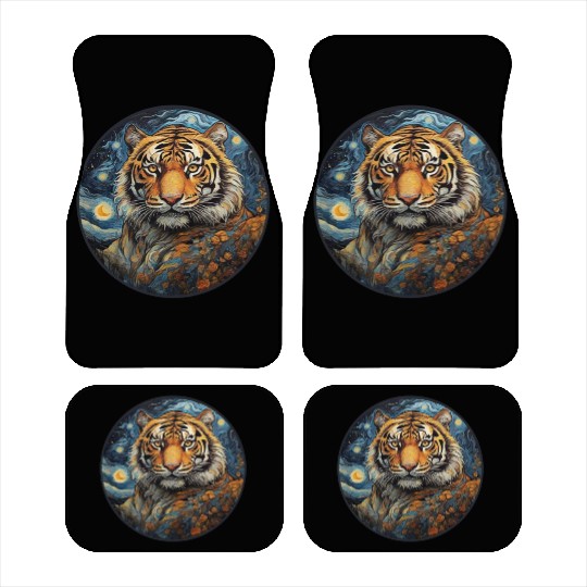 wild tiger animal Car Mats