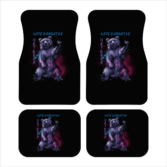 Hey Bear Painting Car Mats