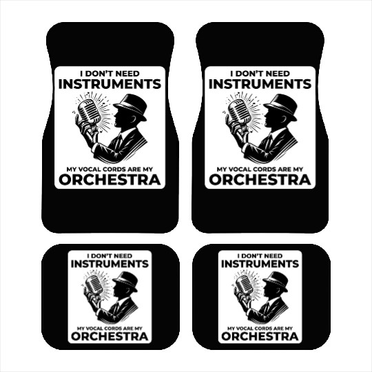 Beatboxing Culture Orchestra Musical Humor Beatbox Car Mats