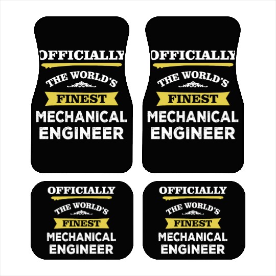The World's Finest Mechanical Engineer Car Mats