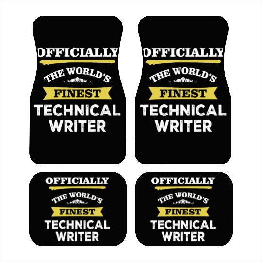 The World's Finest Technical Writer Car Mats