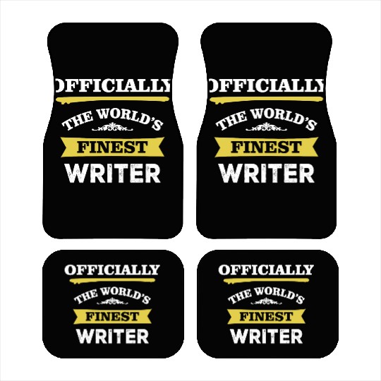 The World's Finest Writer Car Mats