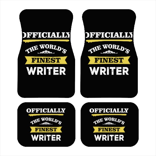 The World's Finest Writer Car Mats