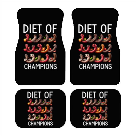 Worm Farming Earthworm Gardener Vermiculture Car Mats