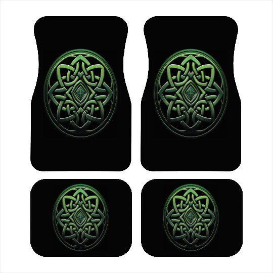 St Patricks Day Celtic Knot Irish Scottish Symbol Car Mats
