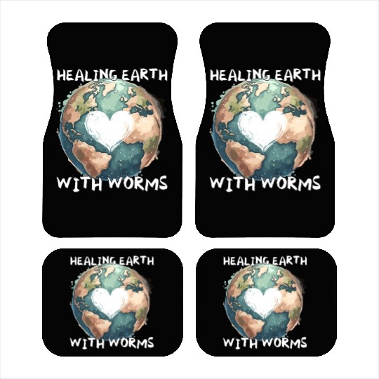 Worm Farming Earthworm Gardener Vermiculture Car Mats