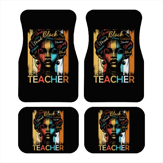 Black History Teacher Car Mats African American Women